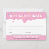 GIFT CERTIFICAAT schattig vorstmoes roze (Voorkant)