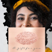 Gift Certificate Grey Roos Gold Kiss Beauty Studio