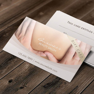 Gift Certificate Massage Therapy Salon Spa Kortingskaartje