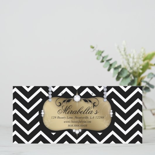 Gift Certificate Mode Salon Jewelry Chevron (Staand voorkant)