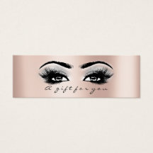 Gift Certificate Roos Gold Lashes Makeup Grey