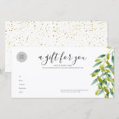 Gift Certificate van Bewedow Leaves (Voorkant / Achterkant)