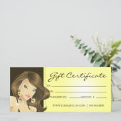Gift Certificates Tanning Salon  Woman Ylw (Staand voorkant)