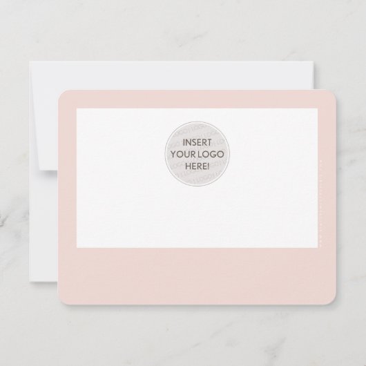 GIFT CERTIFICERING modern business blush roze zwar (Achterkant)
