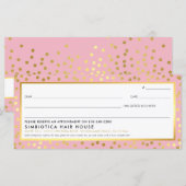 GIFT CERTIFICERING modern glazuur stip faux goudro (Voorkant / Achterkant)