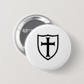 Gift Christelijke Church Cross Knight Shield Study Ronde Button 5,7 Cm (Voorkant /achterkant)