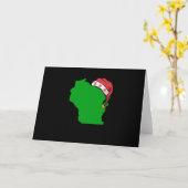 Gift de Groene V.S. van Kerstmis van Kerstmis van Kaart (Gele Bloem)