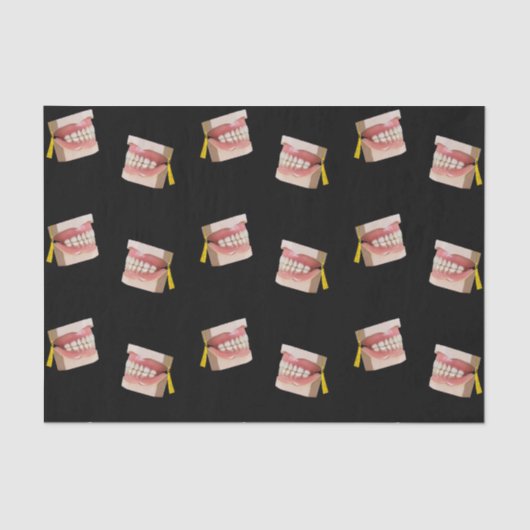 Gift: Dental School Graduation Party Tissuepapier (Voorkant)