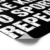 Gift Eat Sleep Kinder naar Sport Herhalen Poster (Hoek)