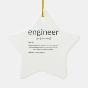 Gift Engineer College Major Engineer Definition Keramisch Ornament