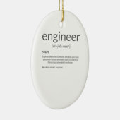 Gift Engineer College Major Engineer Definition Keramisch Ornament (Rechts)