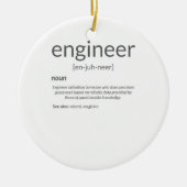 Gift Engineer College Major Engineer Definition Keramisch Ornament (Voorkant)