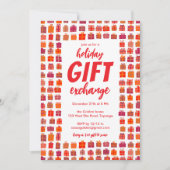 Gift Exchange Party Vakantie Schattigee Geschenken Kaart (Voorkant)