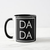 Gift Father Day Dada Boxed Square Dad Matching Mok (Links)