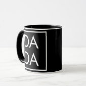 Gift Father Day Dada Boxed Square Dad Matching Mok (Voorkant links)