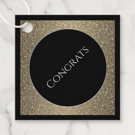 Gift-FavorTag - Congraties Bedankjes Labels (Voorkant)