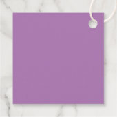 Gift-FavorTag - Faux Glitter Congrations Bedankjes Labels (Achterkant)