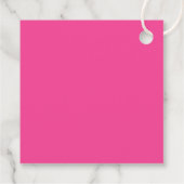 Gift-FavorTag - Faux Glitter Congrations Bedankjes Labels (Achterkant)