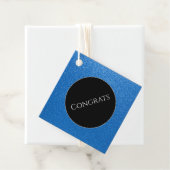 Gift-FavorTag - Faux Glitter Congrations Bedankjes Labels (In situ)