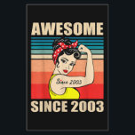 Gift for 18 Years Old Women  18th Birthday Briefpapier<br><div class="desc">Gift voor 18 jaar  vrouwen sinds 2003</div>