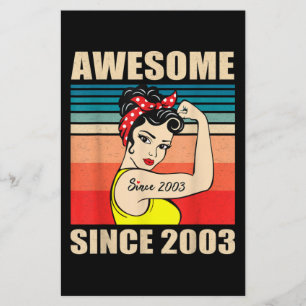 Gift for 18 Years Old Women  18th Birthday Briefpapier