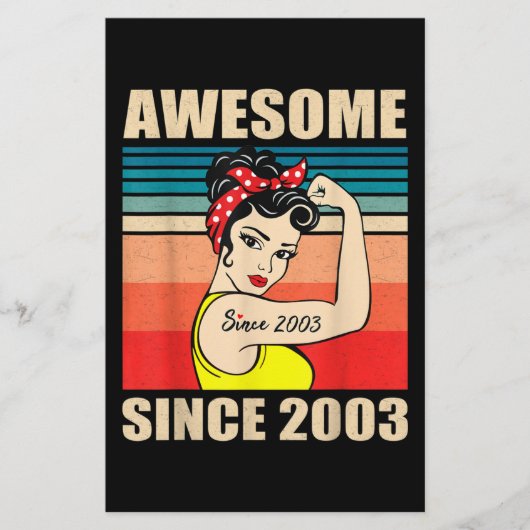 Gift for 18 Years Old Women  18th Birthday Briefpapier (Voorkant)