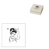 Gift for 18 Years Old Women  18th Birthday Rubberstempel (Gestempeld)