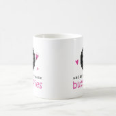 Gift for 25th Wedding Jubileum Butterfly Koffiemok (Center)