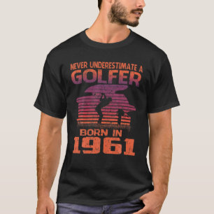 Gift for 59 Year Old Golfer Golfing 1961 59th Birt T-shirt