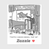 Gift for a Bird Watcher of Birder. Grappig Sticker (Vel)