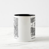 Gift for a Birdwatcher of Birder. Grappig Tweekleurige Koffiemok (Center)