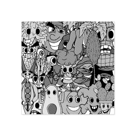 Gift for a Vegan Rubberstempel (Afrduk)