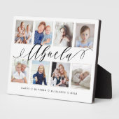 Gift for Abuela | Foto-collage voor kleinkinderen Fotoplaat (Zijkant)