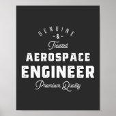 Gift for Aerospace Engineer Poster (Voorkant)