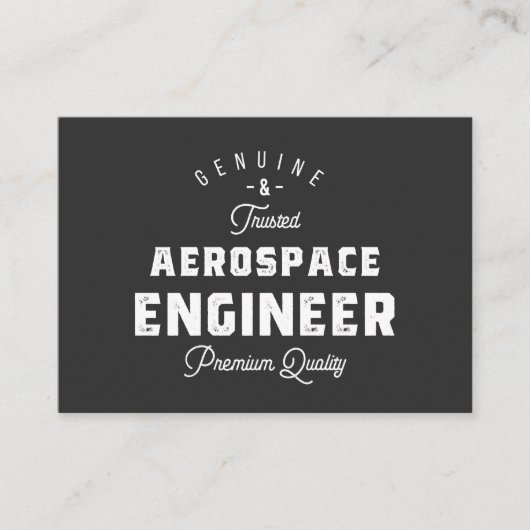 Gift for Aerospace Engineer Visitekaartje (Voorkant)