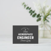 Gift for Aerospace Engineer Visitekaartje (Staand voorkant)