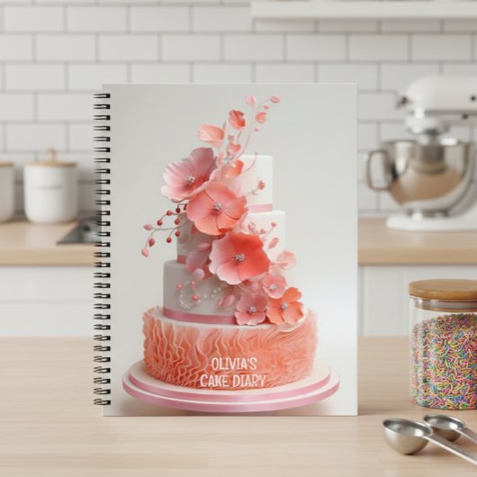 Gift for bakers, customizable recipe journal notitieboek