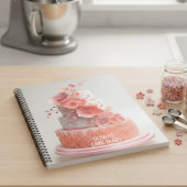 Gift for bakers, customizable recipe journal notitieboek