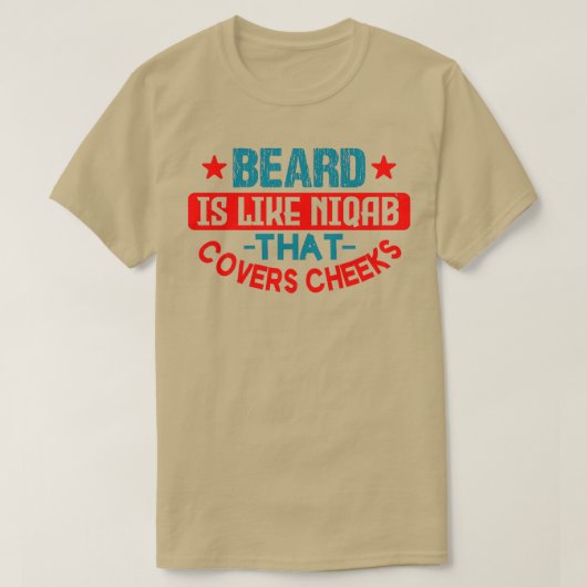 Gift for Beard Bearer and Barber 42 T-shirt (Design voorkant)