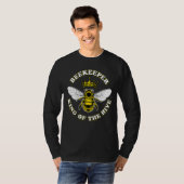 Gift for Beekeeper Queen Bee King Bumble Bee T-shirt (Voorkant volledig)