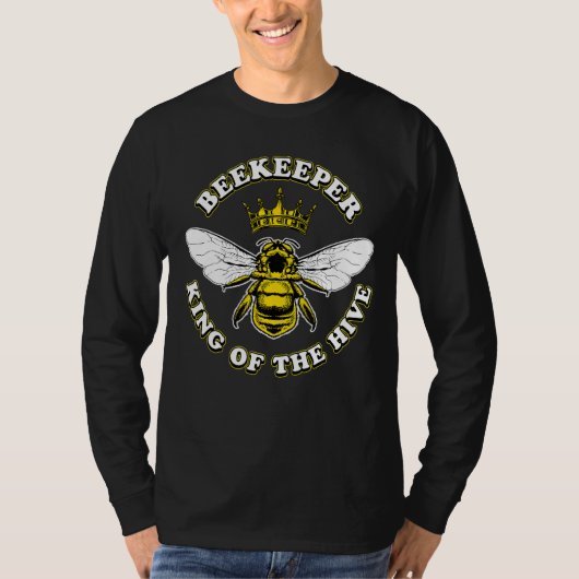 Gift for Beekeeper Queen Bee King Bumble Bee T-shirt (Voorkant)