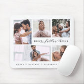 Gift for Best Father Ever Family Photo Collage Muismat (Met muis)