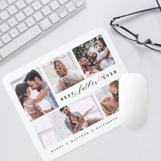 Gift for Best Father Ever Family Photo Collage Muismat