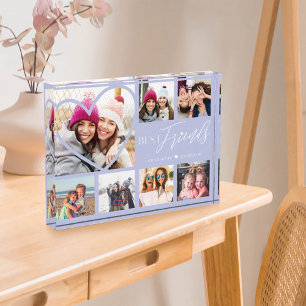 Gift for Best Friends 7 Photo Collage Heart BFFs Fotoblokken