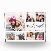 Gift for Best Friends 7 Photo Collage Heart BFFs Fotoblokken (Voorkant)