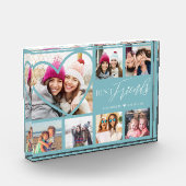 Gift for Best Friends 7 Photo Collage Heart BFFs Fotoblokken (Links)