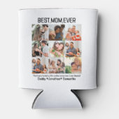 Gift for Best Mam Ever Family Photo Collage Blikjeskoeler (Voorkant)
