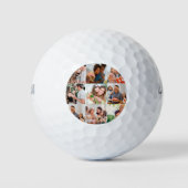 Gift for Best Mam Ever Family Photo Collage Golfballen (Voorkant)