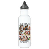 Gift for Best Mam Ever Family Photo Collage Waterfles (Links)