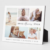 Gift for Best Nonna Ever Family Photo Collage Fotoplaat (Zijkant)